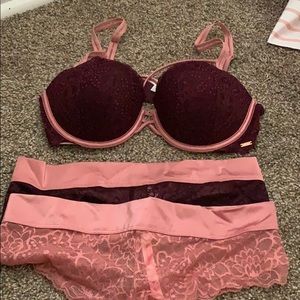 Pink Bra and underwear